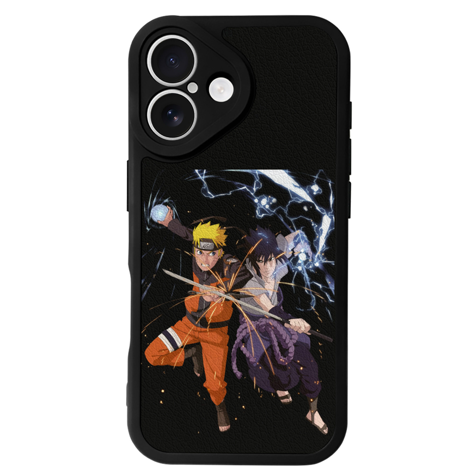 （画像用） NARUTO -ナルト- うずまき ナルト Uzumaki Naruto 【iPhone 16シリーズ対応】シリコンスマホケース（レザー調） 材質：シリコン